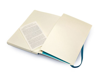 Записная книжка Moleskine Classic Soft (в линейку), Large (13х21см), бирюзовый , размер A5