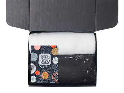 Подарочный набор с пледом, свечой и диффузором, белый