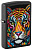 Зажигалка ZIPPO Tiger Stripes Design с покрытием Black Matte, латунь/сталь, черная, 38x13x57 мм
