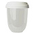 Стакан CAPSULA с крышкой, белый, 250мл, D=8,8см,H=10,5см, тонкая керамика