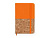 Блокнот А6 Ирис с комбинированной обложкой, натуральный/оранжевый