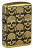 Зажигалка ZIPPO Armor® Cackling Cranium с покрытием Antique Brass, латунь/сталь, золотистая, матовая, 38x13x57 мм