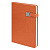 Ежедневник недатированный Spirit , А5, оранжевый, кремовый блок