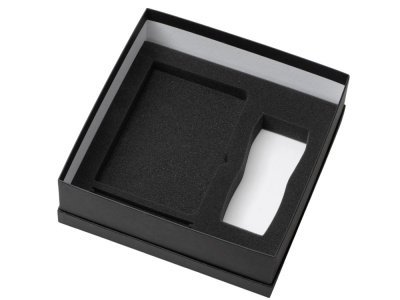 Подарочный набор с блокнотом С2, металлической ручкой и термокружкой, красный , размер твердая обложка