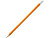 Карандаш деревянный COUVET с ластиком, апельсин
