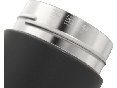 Бутылка для воды Ocean Bottle с вакуумной изоляцией объемом 750 мл, сплошной черный , размер 750 мл