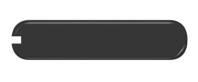 Задняя накладка для ножей VICTORINOX 74 мм, пластиковая, чёрная