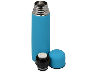 Термос Ямал Soft Touch с чехлом, 500мл, голубой (Р)