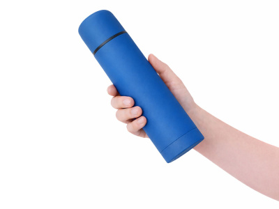 Термос Ямал Soft Touch, 500мл, синий