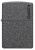Зажигалка ZIPPO Logo с покрытием Iron Stone™, латунь/сталь, серая, матовая, 38x13x57 мм