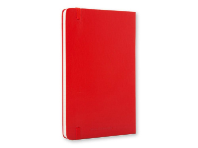 Записная книжка Moleskine Classic (в линейку) в твердой обложке, Pocket (9x14см), красный , размер A6