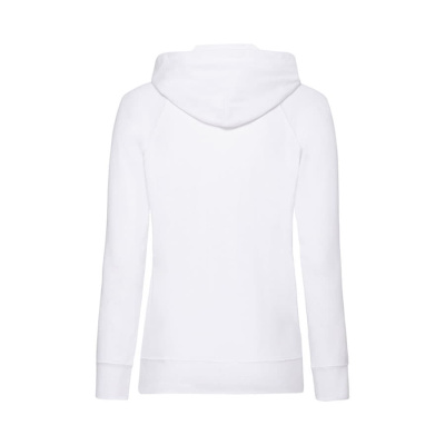 Толстовка без начеса "Ladies Lightweight Hooded Sweat", белый, 2XL, 80% х/б 20% полиэстер, 240 г/м2
