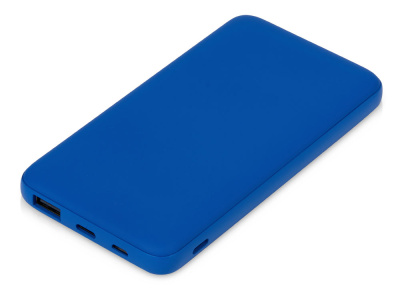 Подарочный набор c вакуумной термокружкой и повербанком С2, синий , размер 10000 mAh