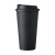 Термостакан двустенчатый черный