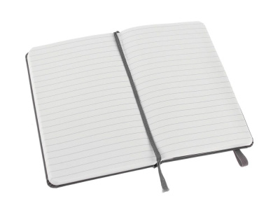 Записная книжка Moleskine Classic (в линейку) в твердой обложке, Pocket (9x14см), серый , размер A6