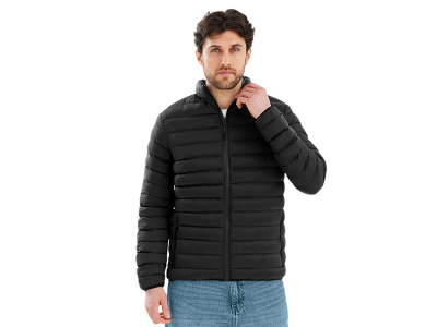 Стеганая куртка Uniqloud, черный , размер 2XL