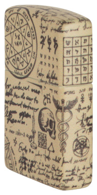 Зажигалка ZIPPO Alchemy Design с покрытием 540 Matte, латунь/сталь, бежевая, матовая, 38x13x57 мм