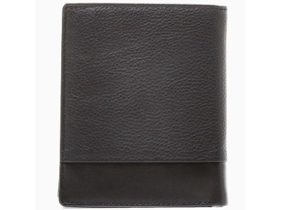 Портмоне BUGATTI АТЛАНТА | ATLANTA, чёрное, натуральная воловья кожа, 10,5х2х12,5 см