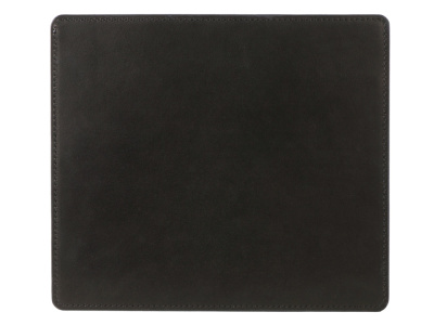 Кожаный коврик для мышки, черный