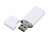 Флешка промо прямоугольной формы c оригинальным колпачком, 32 Гб, белый , размер 32ГБ