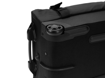 Сумка на колесах TORBER РИТМ, чёрный, полиэстер 900D с PU покрытием, 60 х 38 х 25,5 см, 57 л , размер M