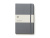 Записная книжка Moleskine Classic (в линейку) в твердой обложке, Pocket (9x14см), серый , размер A6