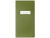 Еженедельник недатированный А6 Verde с нашивкой, зеленый