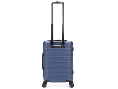 Чемодан TORBER ОНЕГА, синий, ABS-пластик, 59,5 х 39,5 х 24 см, 46 л , размер S