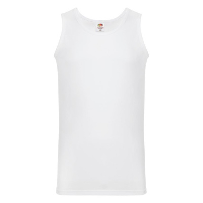 Майка мужская "Athletic Vest", белый_L, 100% х/б, 160 г/м2