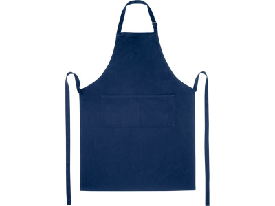 Фартук Andrea плотностью 240 г/м² с регулируемой завязкой на шее - Темно - синий
