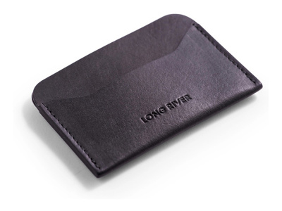 Подарочный набор Long River: картхолдер, ключница, черная коробка , размер С лого