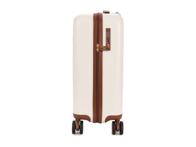 Чемодан для ручной клади BUGATTI АМЕЛИЯ | AMELIA, бежевый, поликарбонат / АБС-пластик, 32х22х53 см, 30 л , размер S