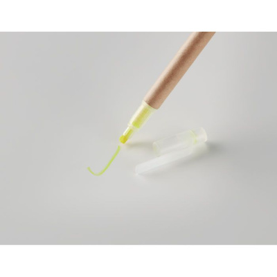 Маркер картонный желтый