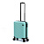 Чемодан TORBER Caspian, светло-зелёный, ABS-пластик, 38 х 20 х 54 см, 35 л