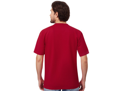 Футболка из френч терри Warsaw унисекс 220гр, красный , размер XL