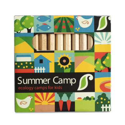 Набор карандашей коричневый