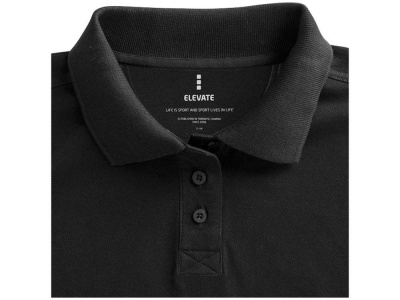 Calgary женская футболка-поло с коротким рукавом, антрацит , размер M