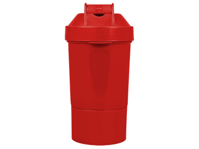 Шейкер для спортивного питания Level Up, красный