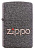 Зажигалка ZIPPO Snakeskin Logo с покрытием Iron Stone™, латунь/сталь, серая, матовая, 38x13x57 мм