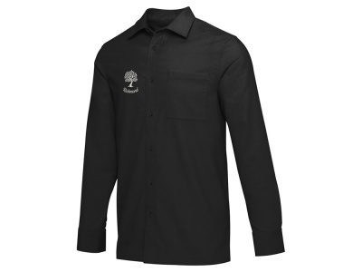 Alum вельветовая рубашка унисекс - сплошной черный , размер 2XS