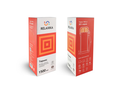 Термос универсальный (для еды и напитков) Relaxika 201, 1500 мл, стальной , размер 1500 мл