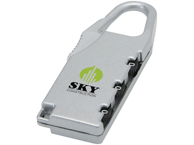 Багажный замок Traveler (Путешественник) - Серебряный