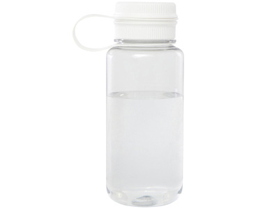 Спортивная бутылка Ryder из переработанного ПЭТ-пластика объемом 900 мл с многофункциональной крышкой, сертифицированная RCS - Белый