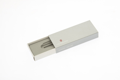 Коробка для ножей VICTORINOX 58 мм толщиной 1-2 уровня, картонная, серебристая