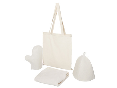 Банный набор с парео Healing Light, женский, белый