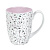 Кружка TERRAZZO, белый с розовым, 330мл, фарфор