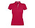 Поло "Portland Women", красный, серый_S, 100% х/б, 200г/м2