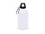 Алюминиевая бутылка с карабином YACA, белый