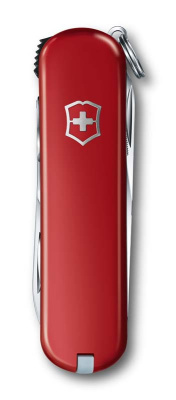 Нож-брелок VICTORINOX NailClip 580, 65 мм, 8 функций, красный
