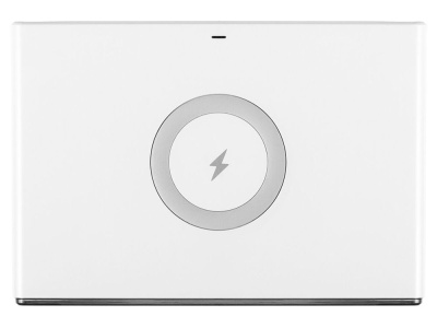 Часы с беспроводным зарядным устройством Rombica Timebox 2, белый